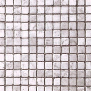 mosaico marmo bianco carrara