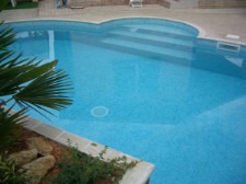 pavimento in palladiana marmo esterno piscina